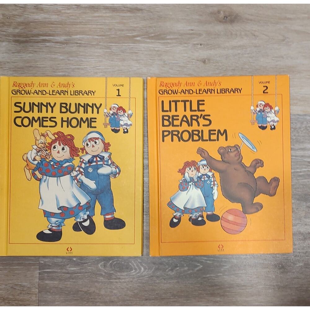 Raggedy Ann and Andy's Grow and Learn Library Volume 1 And 2 (Hardcover) 1988